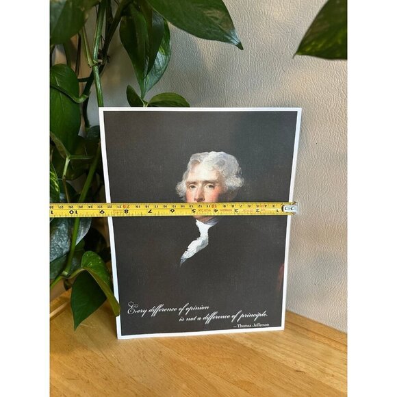 Thomas Jefferson quoted print photo - Picture 2 of 7